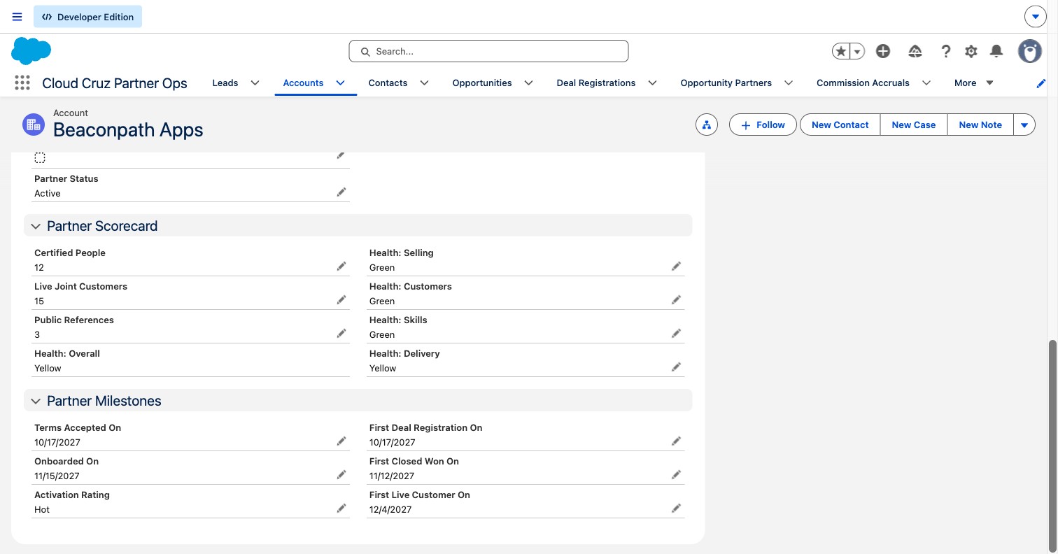 A partner's scorecard: certified people, live customers, references and four health answers